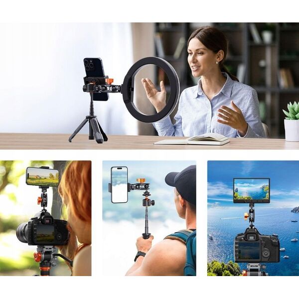 Uchwyt Ramię Przegubowe Montażowe Magic Arm na Monitor Lampę 1/4'' ISO K&F / MS27