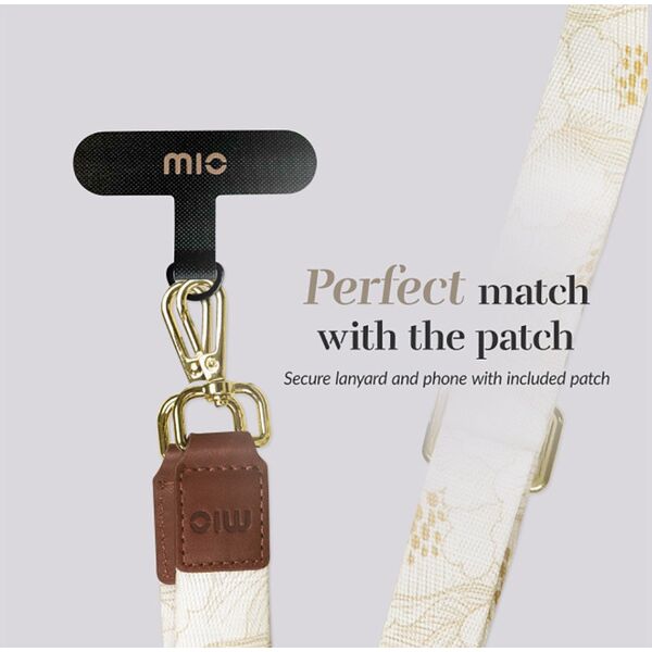 MIO Lanyard strap White Roses