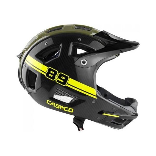Casco Kask rowerowy CASCO MTBE Full-Face Carbon neon M