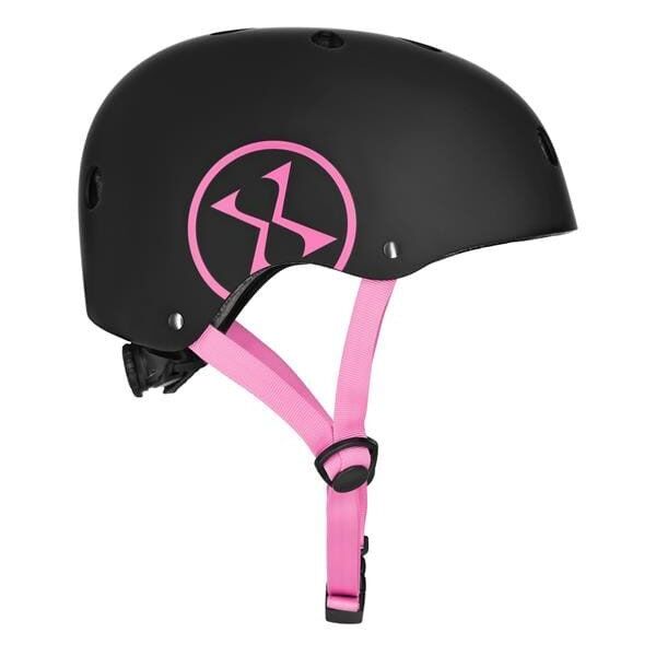 MTW001-1 KASK CZARNO-RÓŻOWY ROZM. S(52-56CM) NILS EXTREME