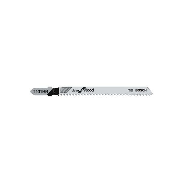 Bosch Brzeszczot do wyrzynarek Clean for Wood 100mm T 101 BR 5szt. (2.608.630.014)