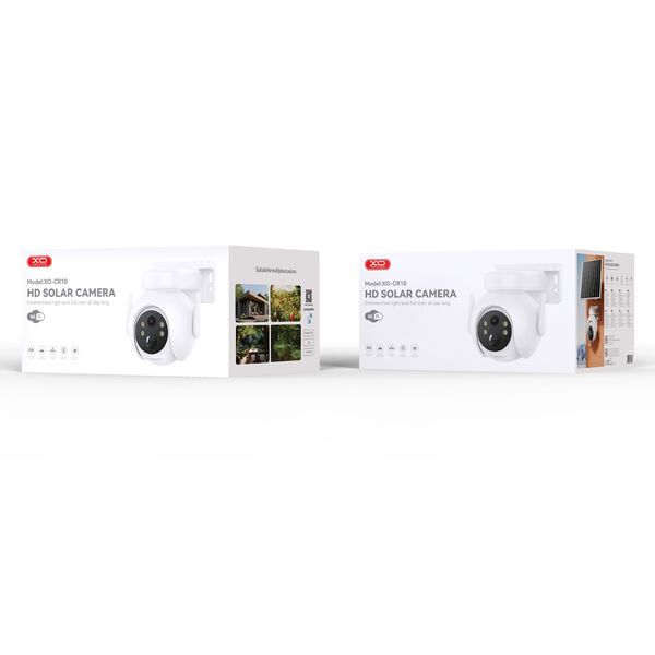XO camera CR10 WiFi IP Solar powered white 7800mAh 2K 6920680861262