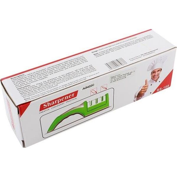 Apte AG422C OSTRZAŁKA DO NOŻY 3 STOPNIOWA RED uniwersalny