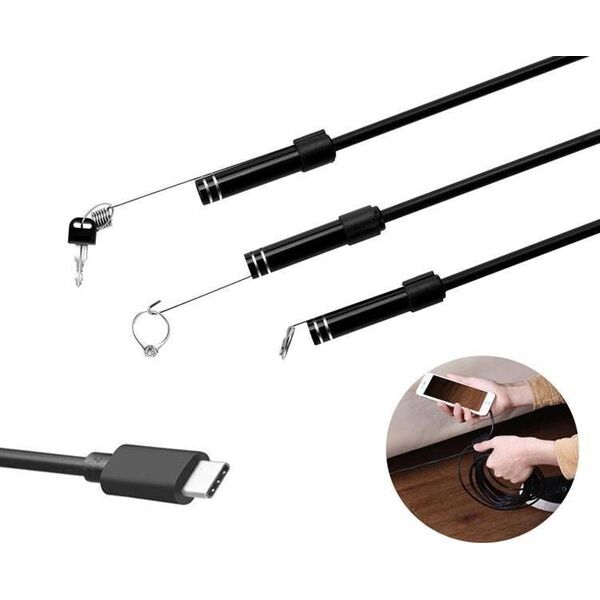 Opticum AK252B ENDOSKOP KAMERA INSPEKCYJNA USB-C ANDROID uniwersalny