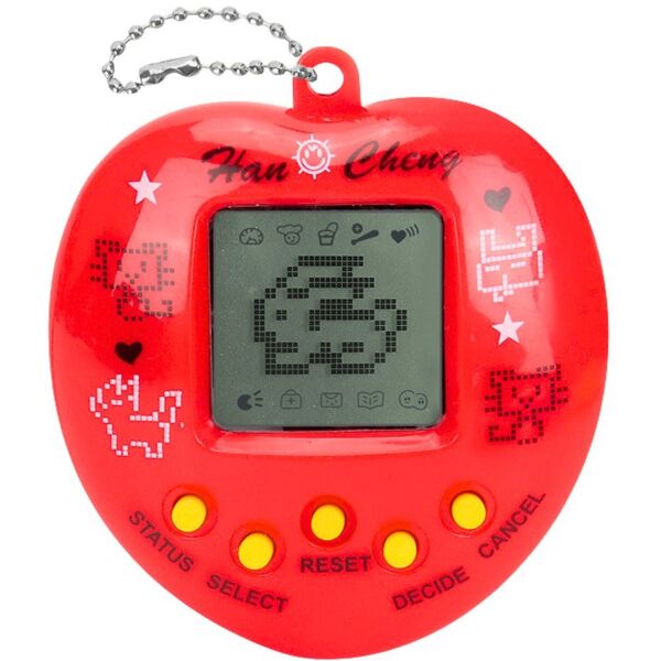 Tamagotchi Gra Elektroniczna Wirtualne Zwierzątko Jajko Smycz LEAN TOYS