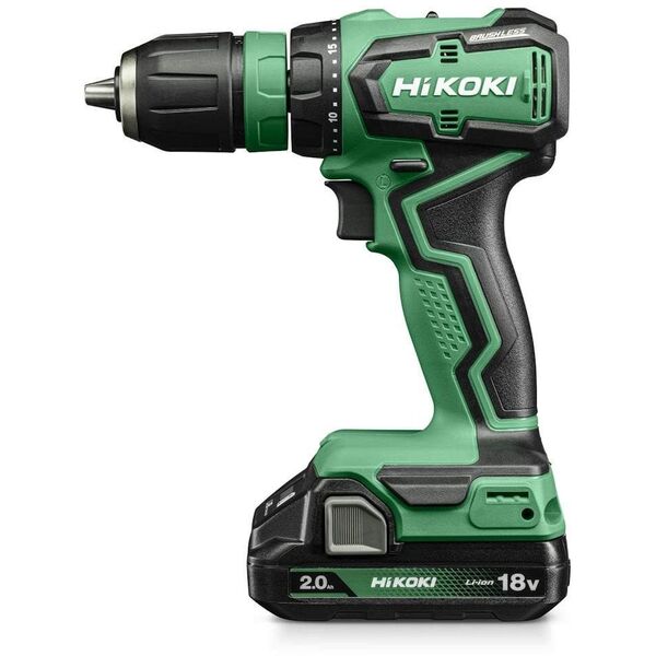 HIKOKI.SCREWDRIVER 18V   DS18DDQ WQZ 55Nm 2x2.0Ah BL INTERCHANGEABLE HEADS HSC