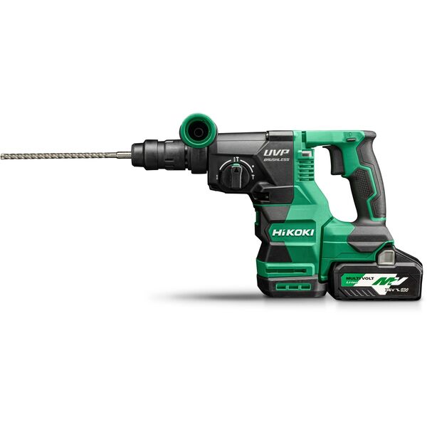 HIKOKI. SDS+ HAMMER 36V DH3628DC WVZ 3.2J 2x5.0Ah MV BL + HANDLE 13mm HSC
