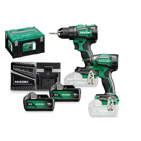 HIKOKI.SET 18V KC18DE WBZ (DS18DE + WH18DE) 2x5.0Ah MV HSC