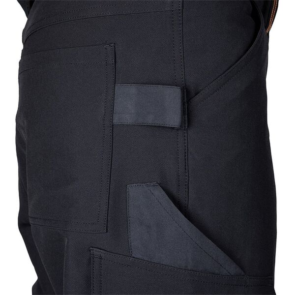 Spodnie robocze Mix&Match, 4 way stretch, czarno-pomarańczowe, rozmiar XL