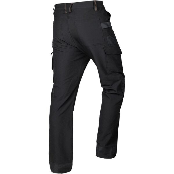 Spodnie robocze Mix&Match, 4 way stretch, czarno-pomarańczowe, rozmiar XS