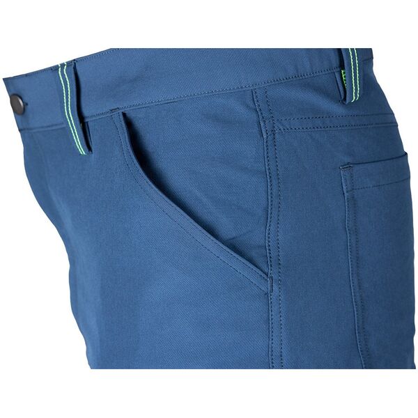 Spodnie robocze Mix&Match, 4 way stretch, granatowo-zielone, rozmiar XS