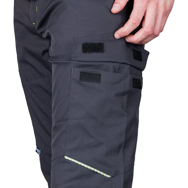 Spodnie robocze Mix&Match, stretch, szare, rozmiar M
