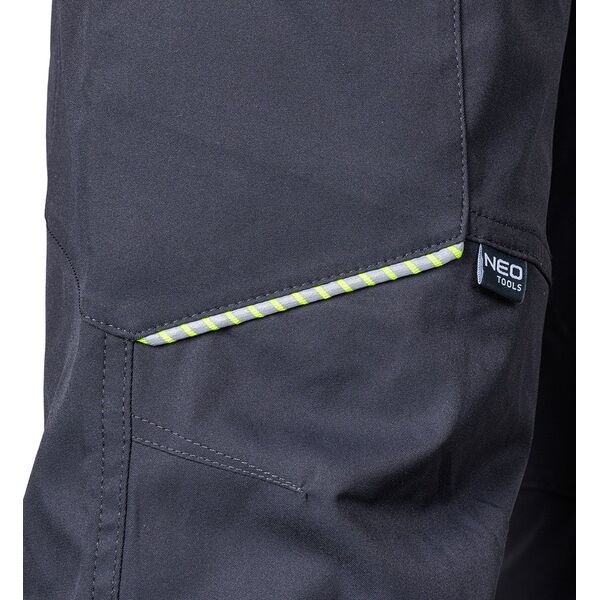 Spodnie robocze Mix&Match, stretch, szare, rozmiar XS