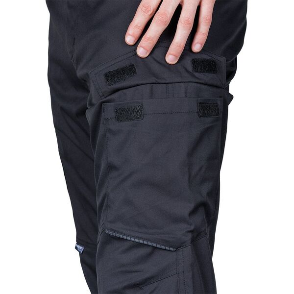 Spodnie robocze Mix&Match, stretch, czarne, rozmiar XXXL