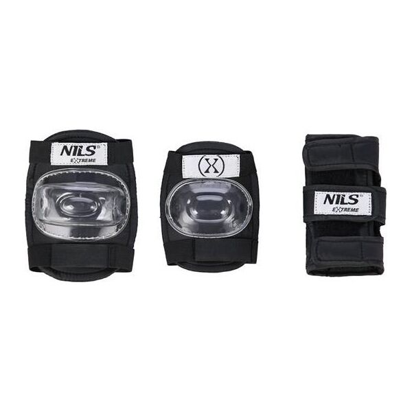 Nils Extreme MR290+H230 KASK Z OCHRANIACZAMI ZESTAW CZARNY ROZM. S NILS EXTREME