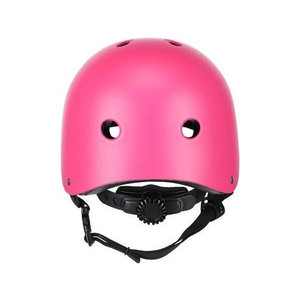 Nils Extreme Zestaw kask z ochraniaczami na rower rolki hulajnogę Nils Extreme mr290 h230 różowy rozmiar M