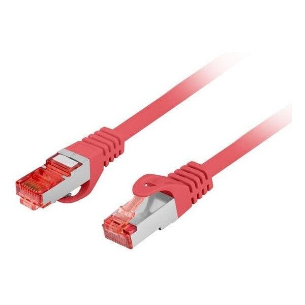 PATCHCORD ΚΑΤ.6 S/FTP LSZH CU 5M ΚΟΚΚΙΝΟ FLUKE PASSED LANBERG