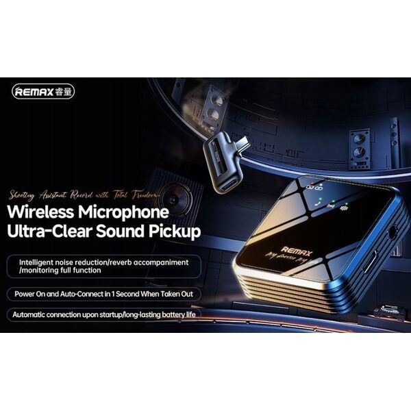 ΜΙΚΡΟΦΩΝΟ REMAX K11 ΜΕ ΚΛΙΠ USB-C ΜΑΥΡΟ