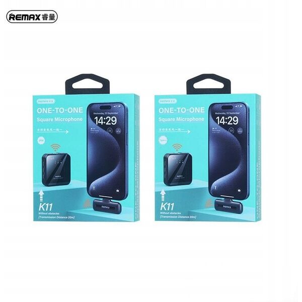 ΜΙΚΡΟΦΩΝΟ REMAX K11 ΜΕ ΚΛΙΠ USB-C ΜΑΥΡΟ