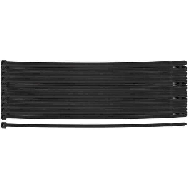 Opaski zaciskowe EXTREME 4.8 × 200 mm, czarne, 100 szt.
