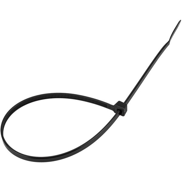 Opaski zaciskowe EXTREME 4.8 × 200 mm, czarne, 100 szt.
