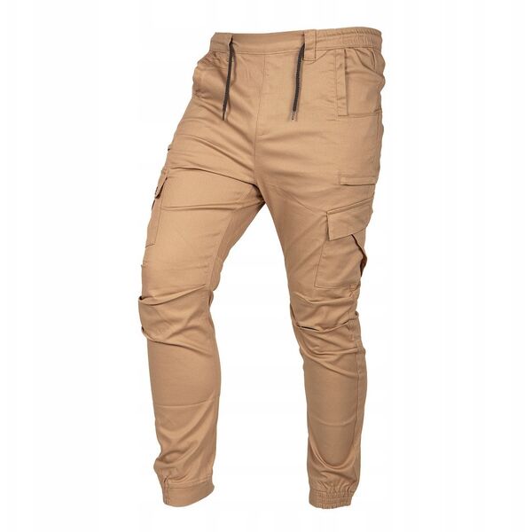 Spodnie robocze OUTDOOR, typu jogger, beżowe, rozmiar XXXL