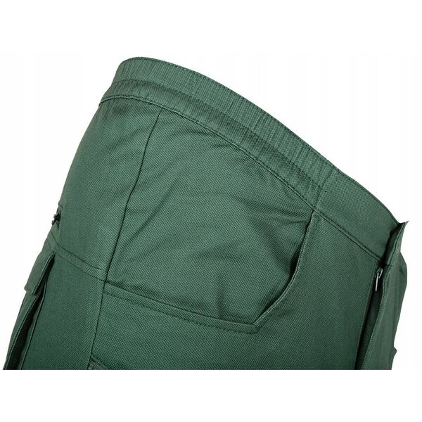 Spodnie robocze OUTDOOR, typu jogger, zielone, rozmiar M