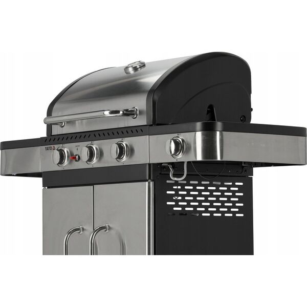 Yato YG.GAS GRILL 3+1 STAINLESS STEEL 11.2KW