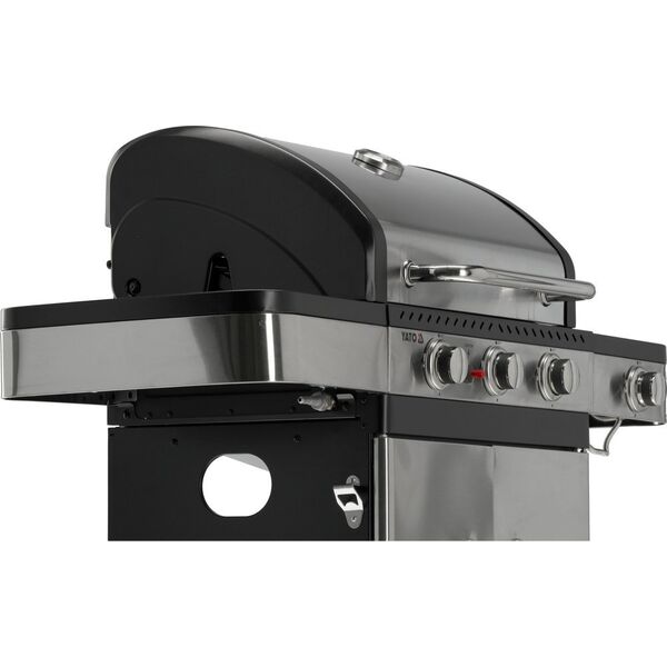 Yato YG.GAS GRILL 3+1 STAINLESS STEEL 11.2KW