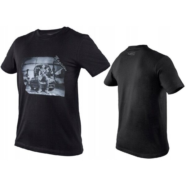 T-shirt z nadrukiem, mechanik, rozmiar M