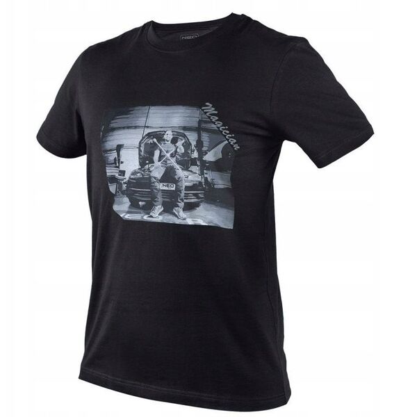 T-shirt z nadrukiem, mechanik, rozmiar M