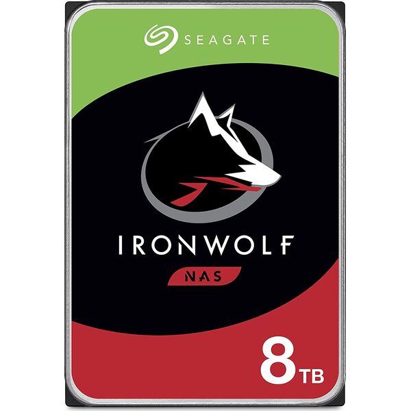 Dysk serwerowy Seagate IronWolf 8TB 3.5'' SATA III (6 Gb/s)  (ST8000VN004)