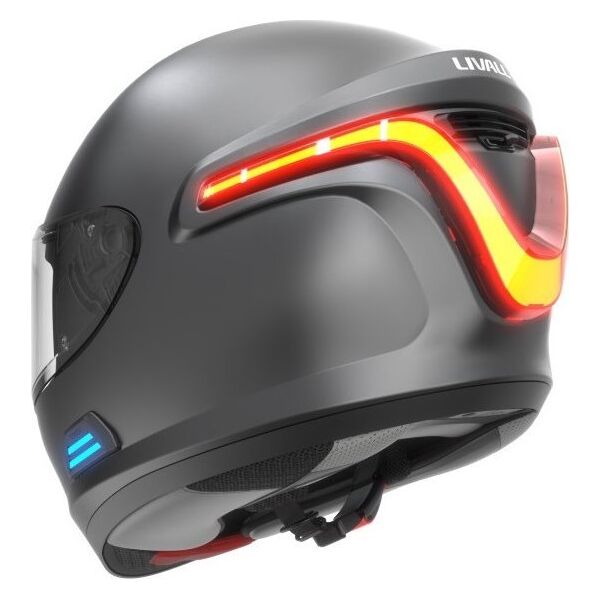 Livall Kask motocyklowy z Bluetooth Intercom LED/SOS 58-59 cm