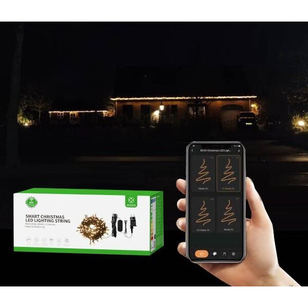 Lampki choinkowe Woox WOOX R5168 Smart Christmas LED Lighting String 20mtr - 230 Lumen