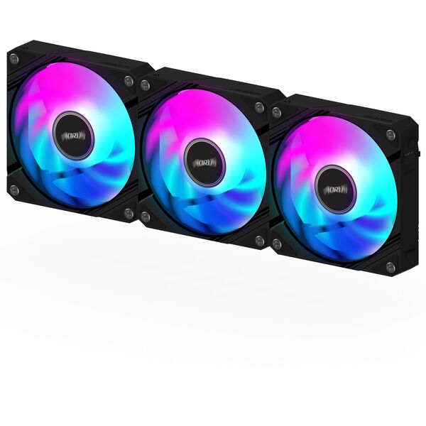 GIGABYTE AORUS EZ CHAIN FAN 120 (3-Pack) Płyta główna Wentylator 12 cm Czarny 3 szt.
