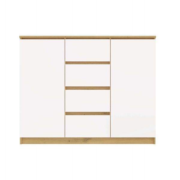 Komoda Malwa 2D4S 120 DĄB ARTISAN BIEL