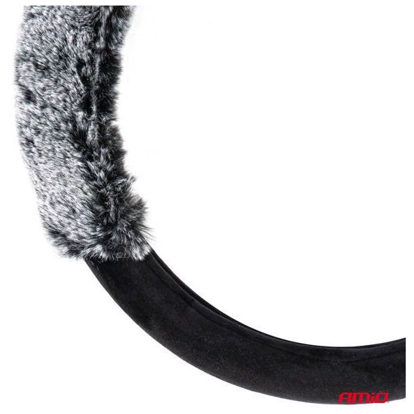 Pokrowiec nakładka na kierownicę samochodową swc-55-m 37-39cm amio-04165