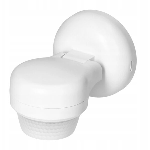 Czujnik ruchu 360st. IP65, 1200W, zasięg max. 24m, biały