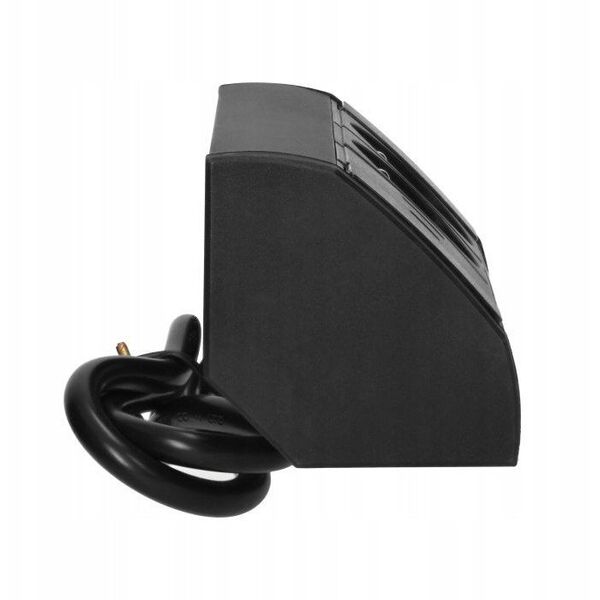 Gniazdo meblowe 2x2P+Z (Schuko), 2xUSB (typ A+C| 2,4A), czarne