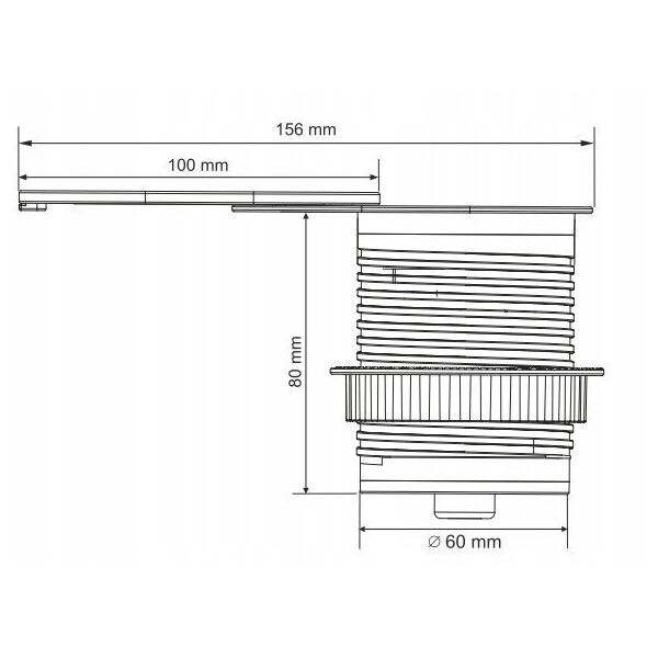 Gniazdo meblowe ?6cm, wpuszczane w blat z przesuwną pokrywką, ładowarką USB i przewodem 1,9m, 1x2P+Z (French), 1xUSB (typ A+C| PD20W), srebrne