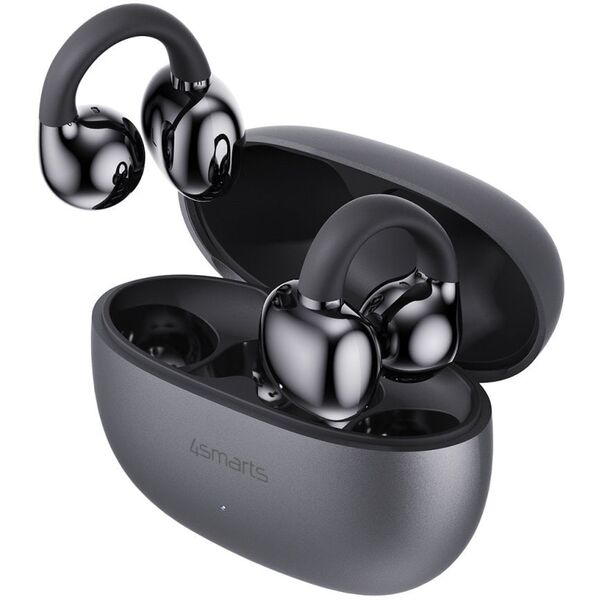 4smarts Open Ear Bluetooth Kopfhrer SkyBuds Clip spacegrau