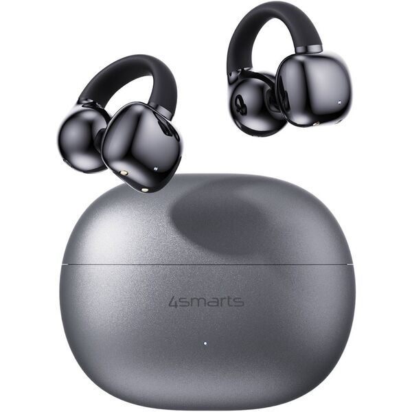 4smarts Open Ear Bluetooth Kopfhrer SkyBuds Clip spacegrau