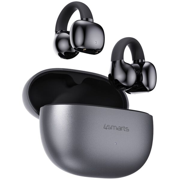 4smarts Open Ear Bluetooth Kopfhrer SkyBuds Clip spacegrau