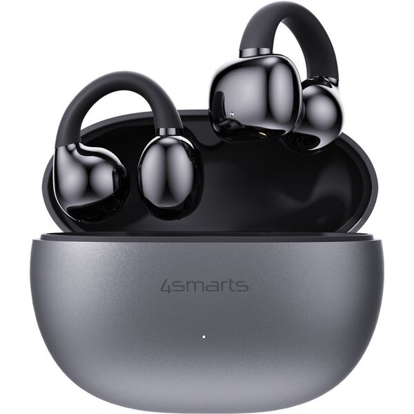 4smarts Open Ear Bluetooth Kopfhrer SkyBuds Clip spacegrau