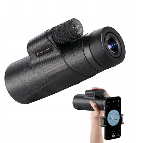 Monokular Luneta K&F CONCEPT ZOOM 10x 42mm 10x42 BaK4 IP65 + Etui / KF33.089