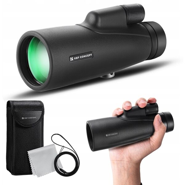 Monokular Luneta K&f Concept Azot 12x 50mm 12x50 Bak4 Ip65 + Etui / Kf33.091