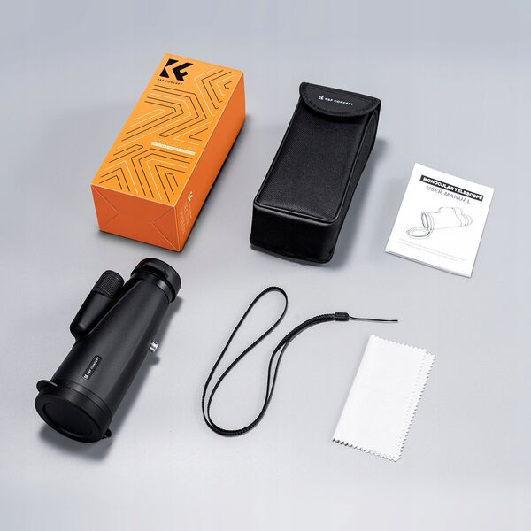 Monokular Luneta K&f Concept Azot 12x 50mm 12x50 Bak4 Ip65 + Etui / Kf33.091