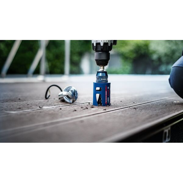 Bosch Bosch Expert hole saw set Construction Material, O 20-76mm, 15 pieces (with Power Change Plus adapter)