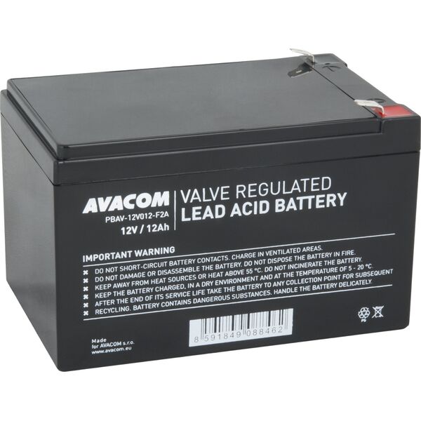 Avacom Bateria 12V, 12Ah, PBAV-12V012-F2A