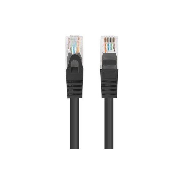 Lanberg Patchcord kat.5e UTP 7.5m czarny fluke